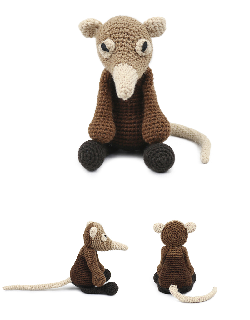 toft ed's animal isla the douc langur amigurumi crochet